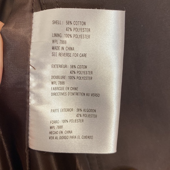 Michael Kors Women’s Rain Trench - chocolate brown, size M - Picture 4 of 6